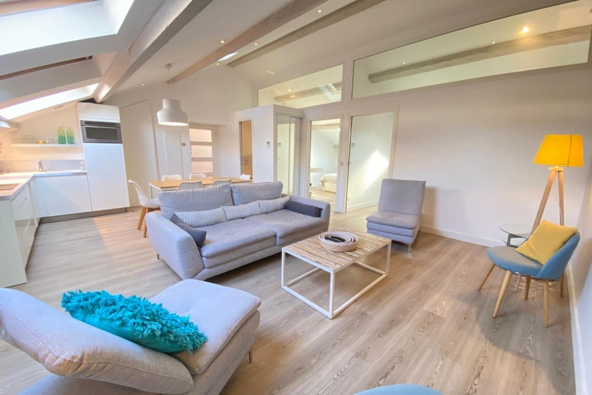 Modern & Bright 4-Room Apartment In Cannes Banane 외부 사진